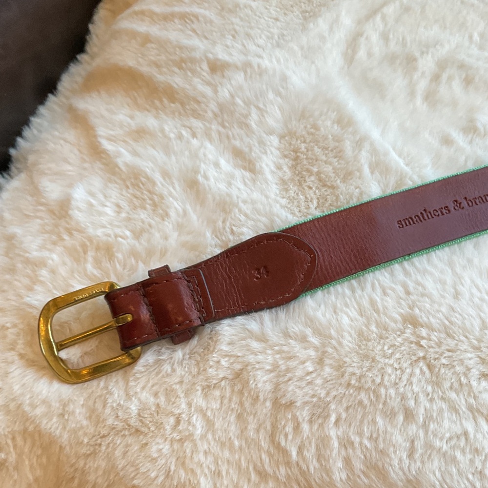 Smathers & Branson Green Turtle Belt 34 - Picture 4 of 8